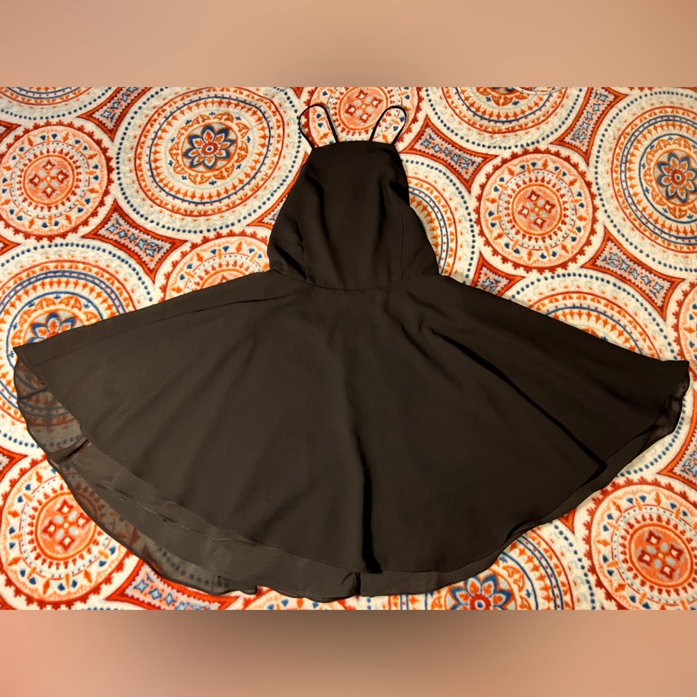 Silence + Noise Black Backless Dress Size 0